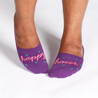 Sock it to Me No Show Happy Hour Womens Ankle Socks