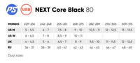 Powerslide Next Core Black 80 Inline Skates