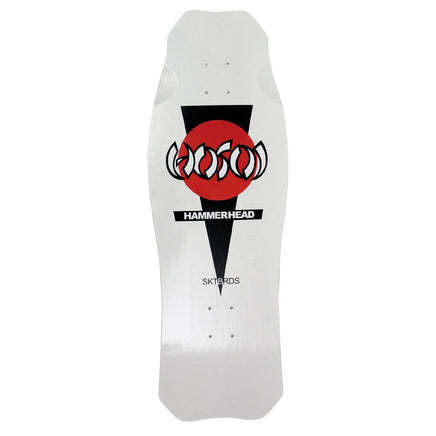 Hosoi Skateboards O.G. Hammerhead Deckâ€“ 10.5"x31"- White