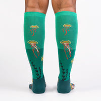 Sock it to Me Ocean Bloom Knee High Socks