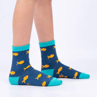 Sock it to Me My Otter Half Youth Crew Socks 3-Pack