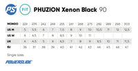 Powerslide Phuzion Xenon Mens Black 90 Inline Skates