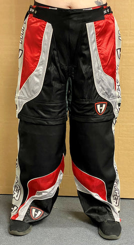 Hyper Platinum Hockey Pants Black Red - SMALL