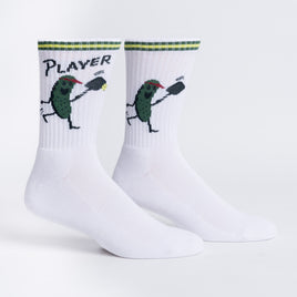 Sock it to Me Player Ribbed Crew Athletic Socks