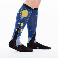 Sock it to Me Starry Night Stretch Knee High Socks