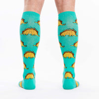 Sock it to Me Tacosaurus Stretch Knee High Socks