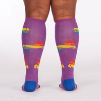 Sock it to Me Pride and Fabulous Stretch Knee High Socks