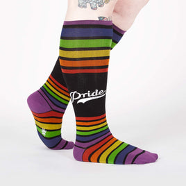 Sock it to Me Team Pride Stretch Knee High Socks