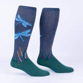 Sock it to Me Dragonfly Stretch Knee High Socks