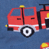 Sock it to Me Fire Truck Pup Toddler Crew Socks