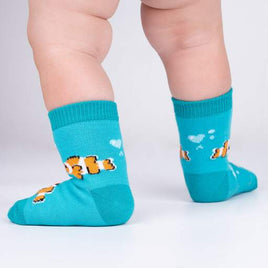 Sock it to Me Clownfish Toddler Crew Socks