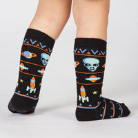 Sock it to Me Alien Sweater Toddler Knee High Socks