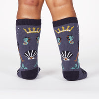 Sock it to Me Deep Sea Queen Toddler Knee High Socks