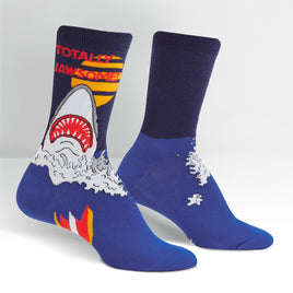 Sock it to Me Totally Jawsome Womens Crew Socks