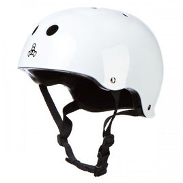 Triple 8 Skate Helmet SS White Gloss