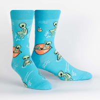 Sock it to Me Unknown Floating Object Mens Crew Socks