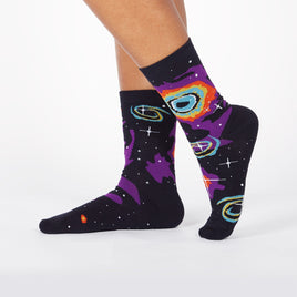 Sock it to Me Helix Nebula Womens Crew Socks
