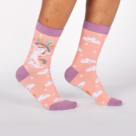 Sock it to Me Magical - Hello Lucy Womens Crew Socks