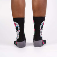 Sock it to Me Sugar Skull Womens Crew Socks