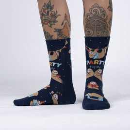 Sock it to Me Party Hardly Womens Crew Socks
