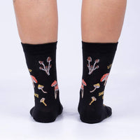 Sock it to Me Let that Shiitake Go Womens Crew Socks