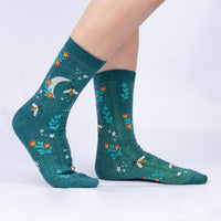 Sock it to Me Bee Dazzling Womens Crew Socks