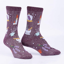 Sock it to Me Lotions and Potions Womens Crew Socks