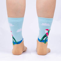 Sock it to Me Dinos Gone Wild Womens Crew Socks