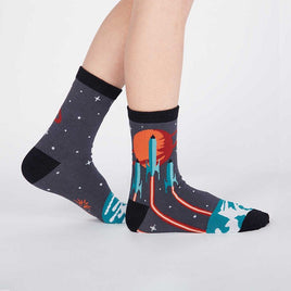 Sock it to Me Launch from Earth Junior Crew Socks