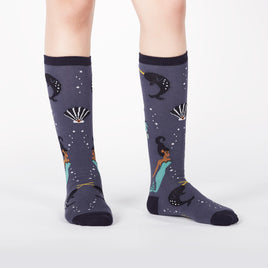 Sock it to Me Deep Sea Queen Junior Knee High Socks