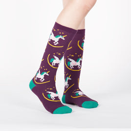 Sock it to Me Wish Upon a Pegasus Youth Knee High Socks