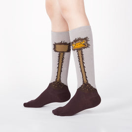 Sock it to Me Ostrich Youth Knee High Socks