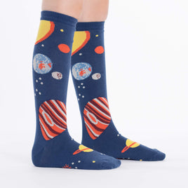 Sock it to Me Planets Junior Knee High Socks