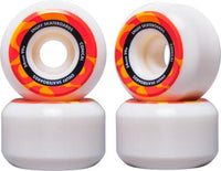 Enuff Wheels Conical 54mm White Orange 4 Pack