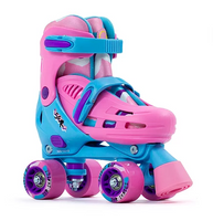 SFR Hurricane III Quad Roller Skates - Pink Blue