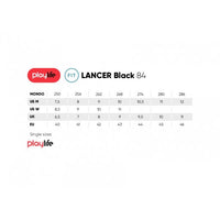 PlayLife Black 84 Lancer Inline Skates