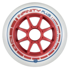Powerslide Infinity Plus 110mm Wheels Red 4 Pack