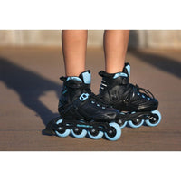 Powerslide Khaan Junior LTD Black Blue Inline Skates