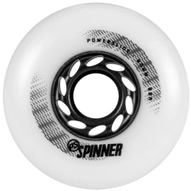 Powerslide Spinner Wheels 80mm 88a Matte White 4 Pack