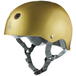 Triple 8 Skate Helmet SS Gold Metallic